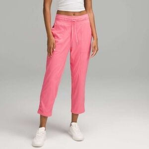 Lululemon Dance Studio Mid-Rise Cropped Pant Sakura Pink Subtle Stripe Casual